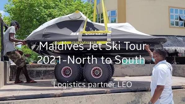 MALDIVES JETSKI TOUR 2021 North to South Jetski Transportation Male’ to Thuraakunu Sponsor by Leo Trading Pvt Ltd